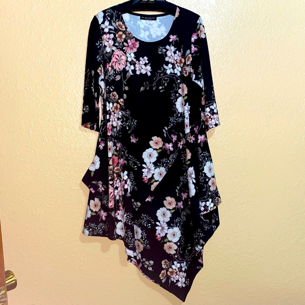 NWOT Bryn Walker Floral Asymmetric Nadia Dress